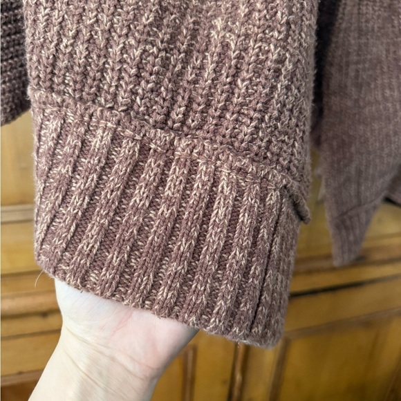 Free People Brown Women's high hopes Cardigan knit oversized small - Picture 5 of 9